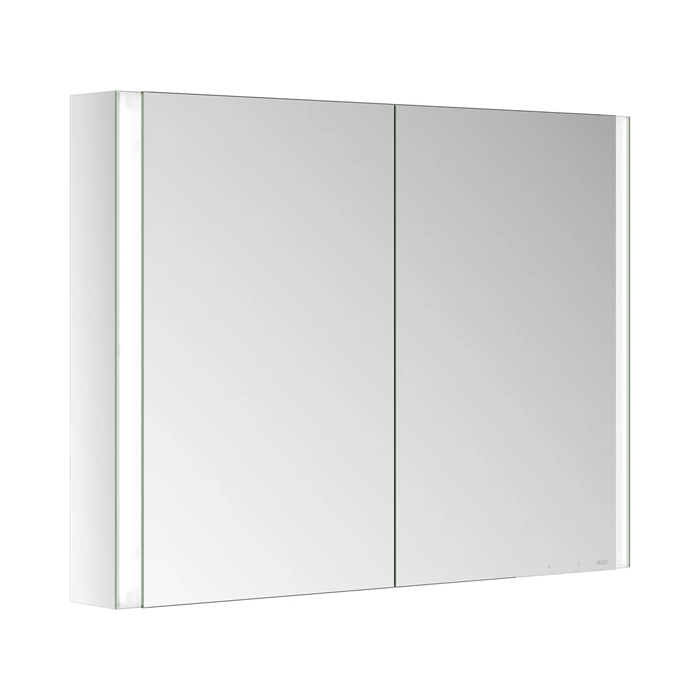 Зеркальный шкаф Keuco Somaris 100x71x12.8 см 2-дверный IP 44 с обогревом 14503002101