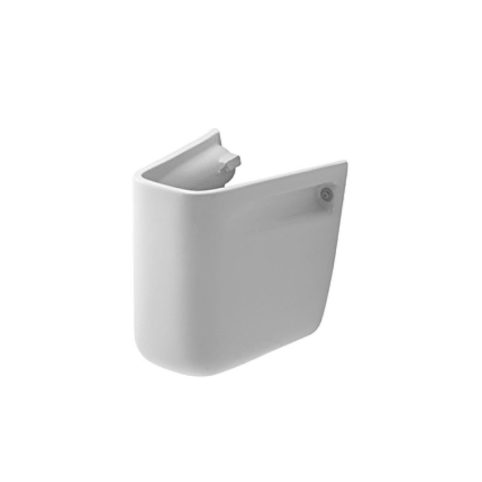 Полупьедестал для раковины Duravit D-Code 215х225 мм белый 08571700002