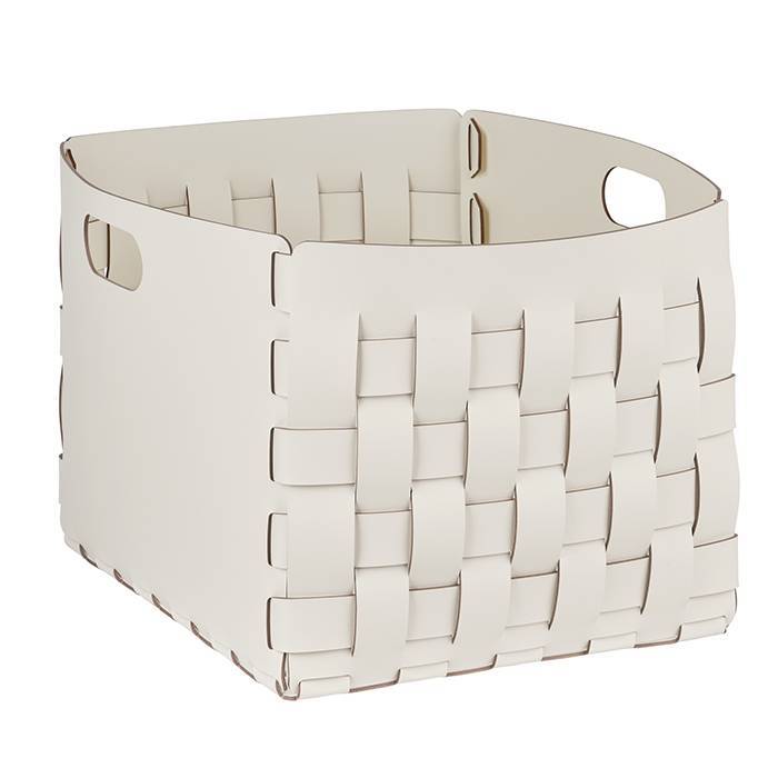 Корзина ADJ Bottega 35х40х30 см белый/панна котта 1048.10/16