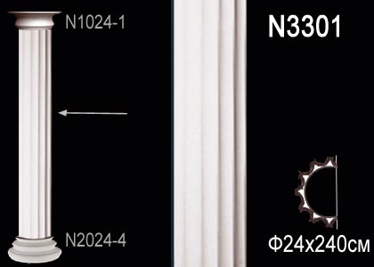 Тело полуколонны Perfect N3301