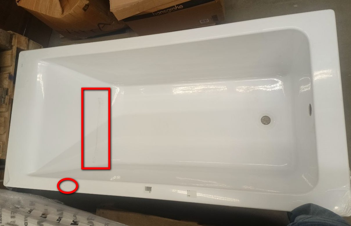 Ванна акриловая Roca Easy 1700x800х450 мм 250 л прямоугольная ZRU9307624