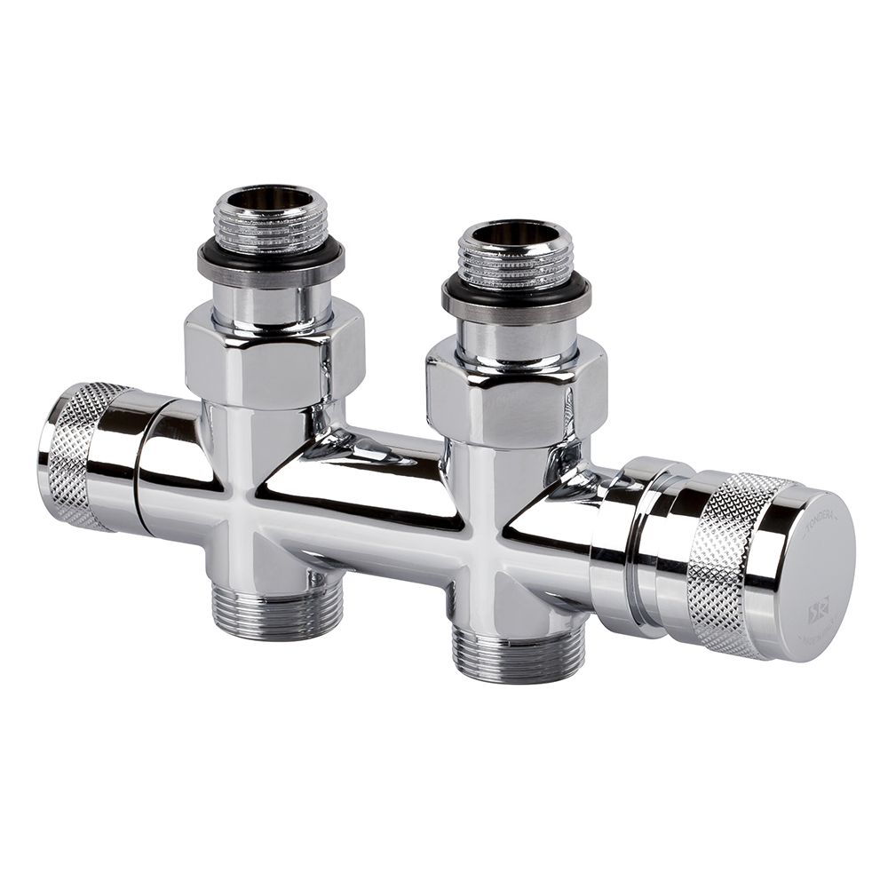 Узел нижнего подключения SR Rubinetterie Tondera прямой 1/2x3/4 Хром 0682-1500C0E0