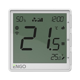 Терморегулятор универсальный Varmann EFAN-24W Wi-Fi Modbus 24 В встраиваемый белый EFAN-24W