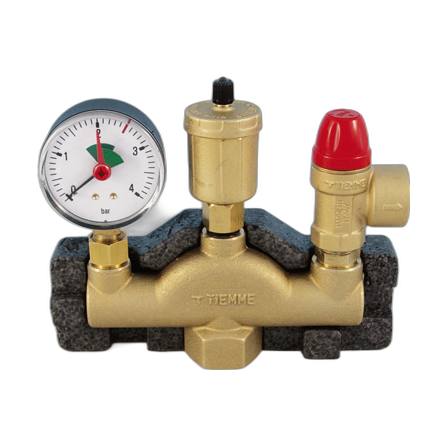 Предохранительный узел Tiemme с изоляцией 1 1.5 бар 3190003