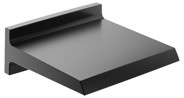 Каскадный излив для душа Keuco Universal 180х180 мм чёрный матовый хром 59982 130000