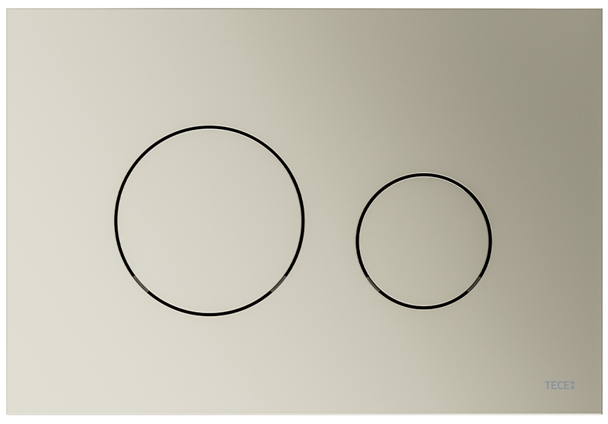 Панель смыва для унитаза TECE TECEloop пластик никель металлик 9240935