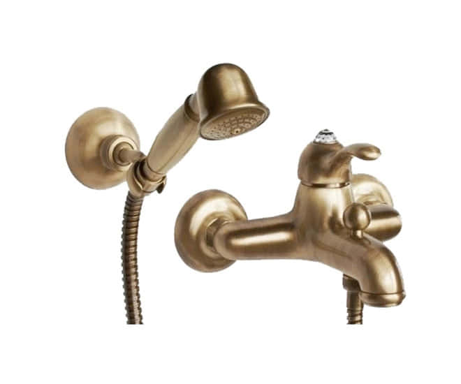 Смеситель для ванны с душевым гарнитуром Fiore Jafar Sky бронза 84ZZ5103