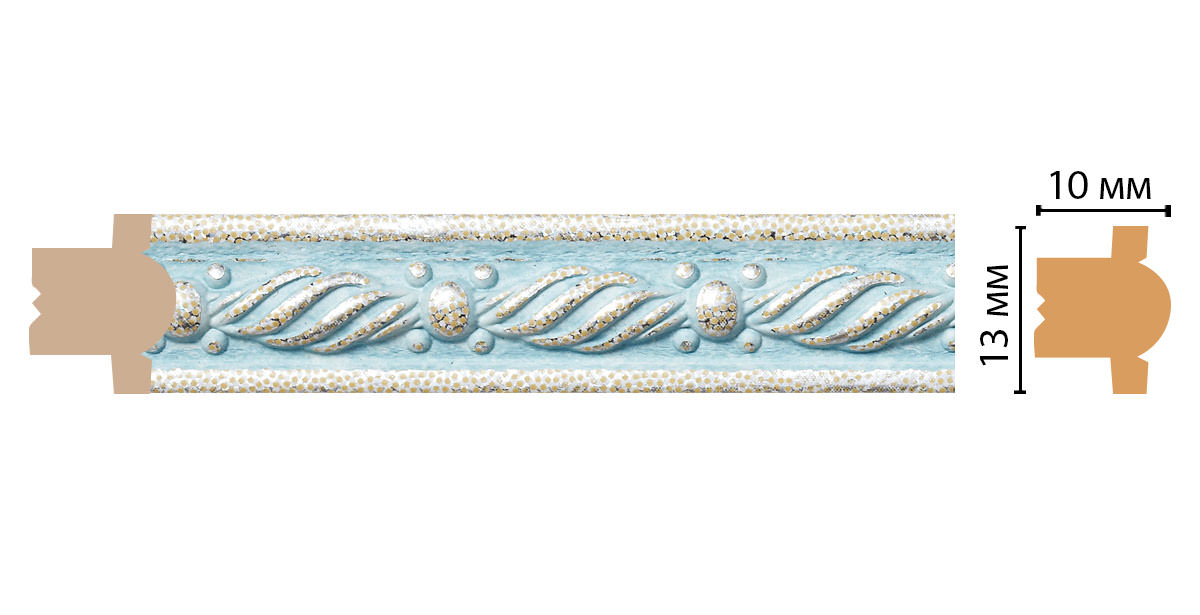 Молдинг DECOMASTER 189-38 13х10х2400 мм 189-38