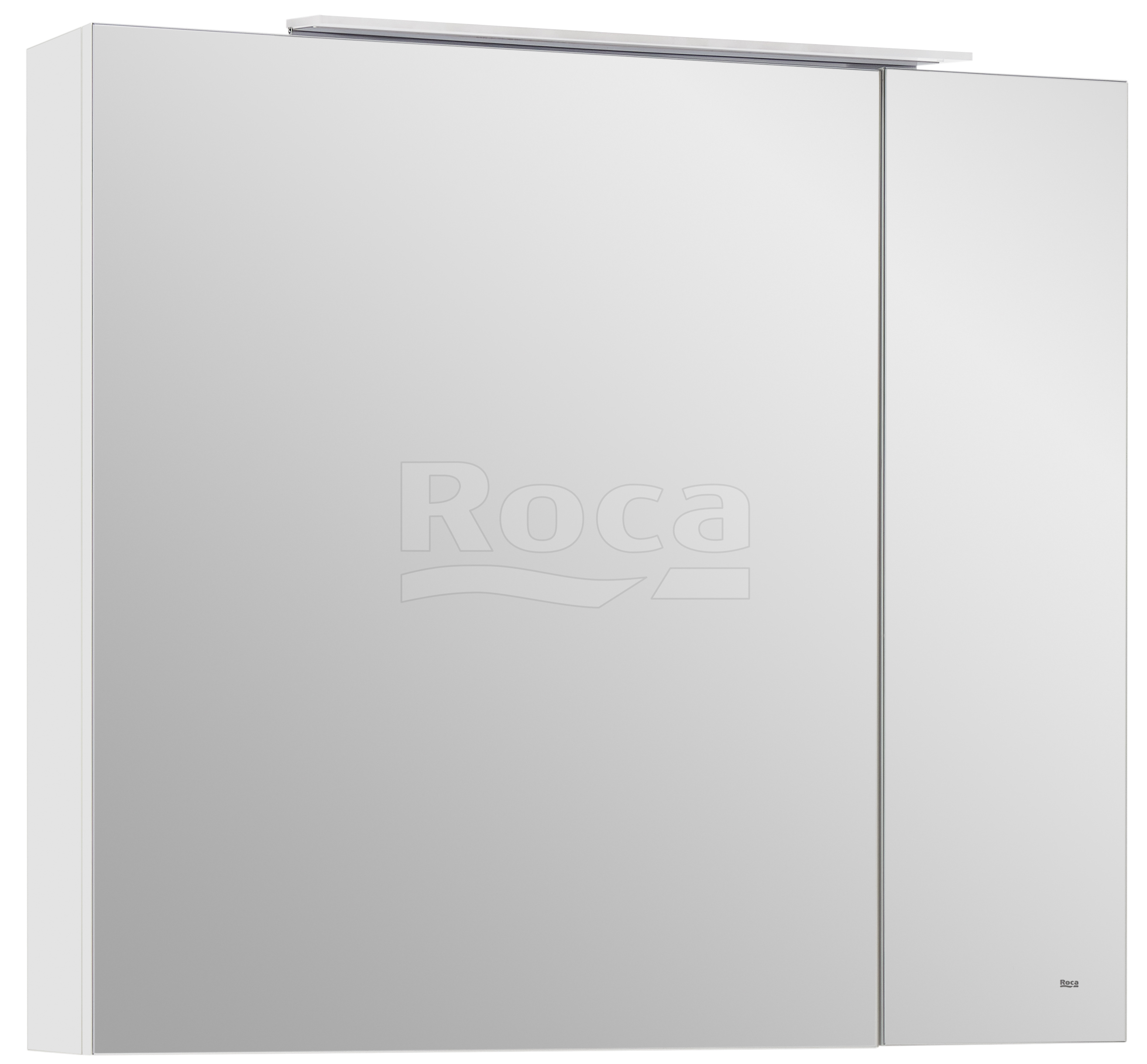 Шкаф зеркальный Roca Oleta 800х700х137 мм LED Белый глянец A857647806