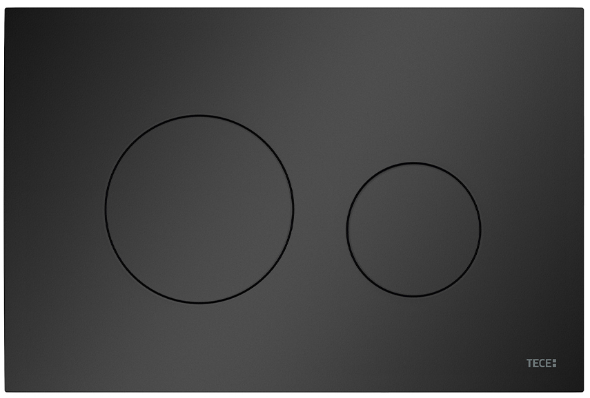 Панель смыва для унитаза TECE TECEloop пластик черный матовый 9240925