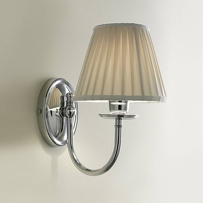 Бра Devon&Devon Jasmine 16x23.5x25 см IP20 хром DEJASMINCR