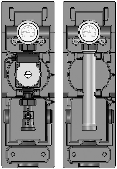 Насосная группа Meibes V-UK 1 без насоса M66813EA