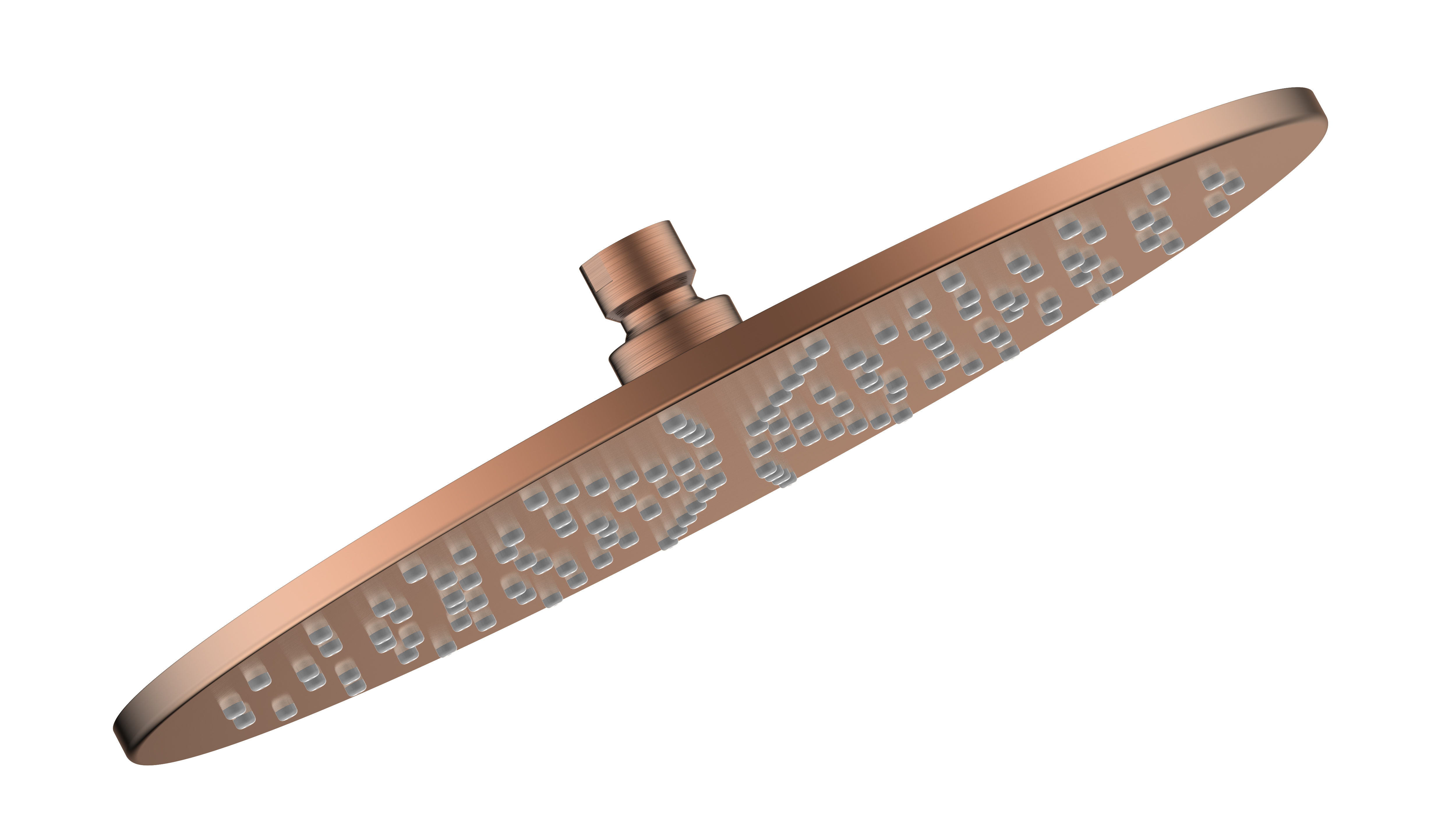 Верхний душ AQUAMET Ø 300 мм латунь медь шлифованная AQM8609BC