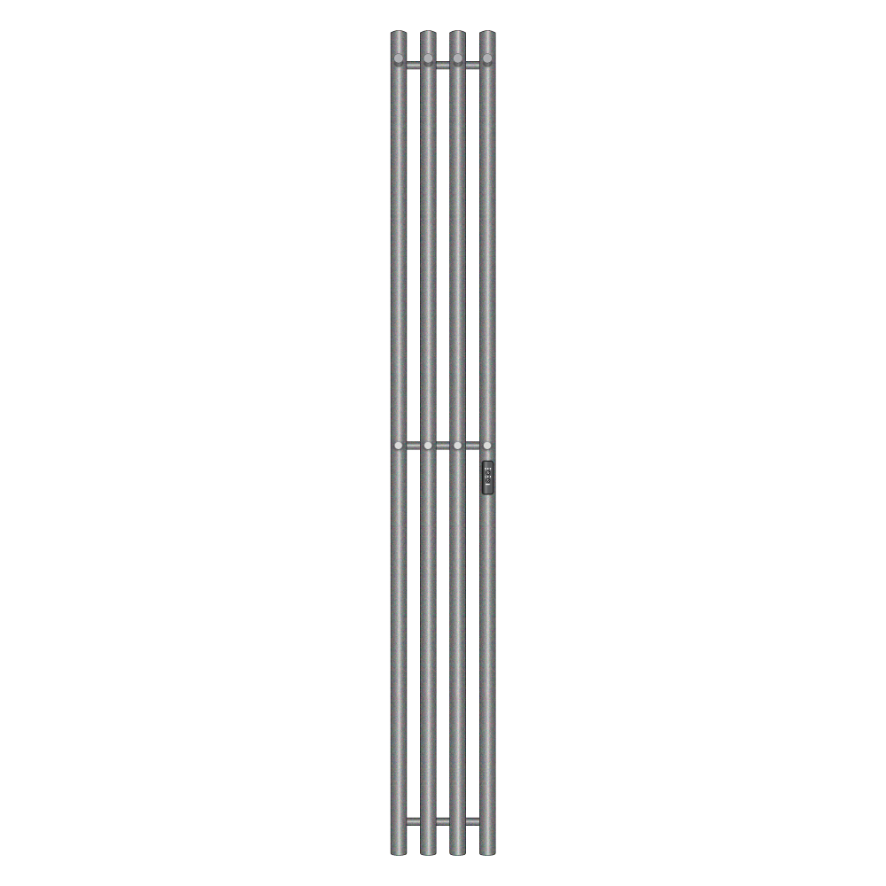 Полотенцесушитель электрический Primoclima Sol R C E графит PCSolRCEGR150184