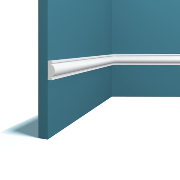 Молдинг Perfect Plus P53 из ударопрочного полимера 55х27х2000 мм 1563