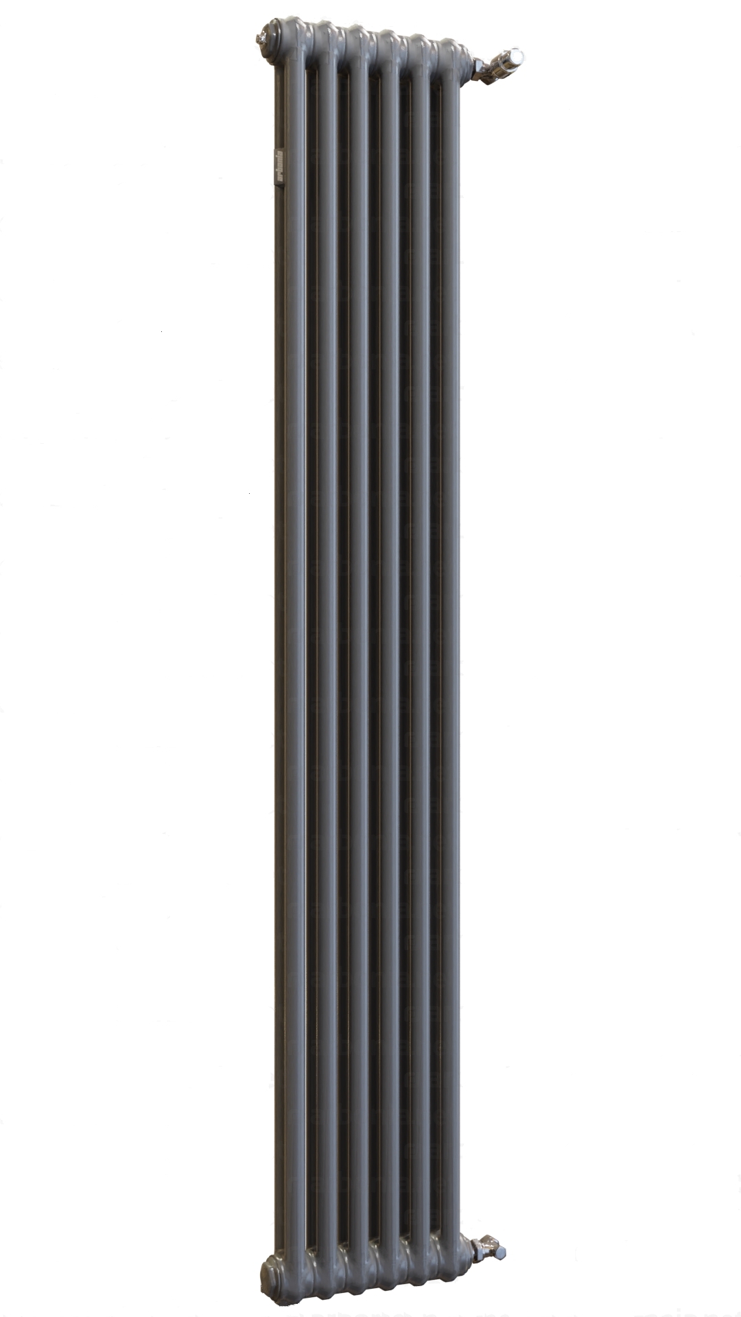 Стальной трубчатый радиатор Arbonia 2180 8 секций боковое подключение SF-3 Anthrazit metallic 2180/08 N12 3/4 SF-3 Anthrazit metallic