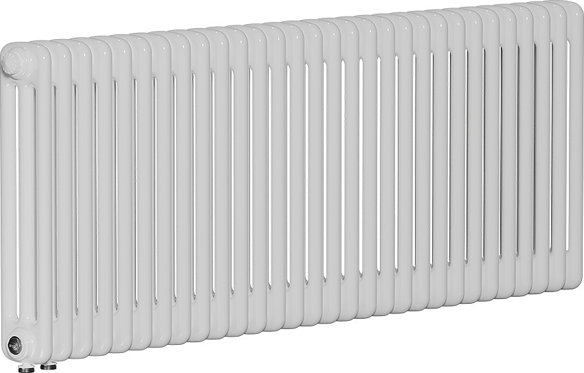 Радиатор трубчатый RIFAR TUBOG VENTIL 3057 8 секций нижнее подключение DV1 RAL 9016 TUB-3057-8-DV1-RAL 9016