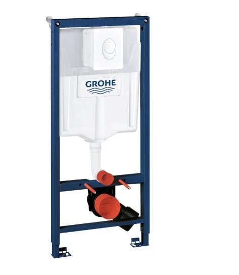 Инсталляция для подвесного унитаза Grohe Rapid SL 3 в 1 с клавишей смыва 38722001