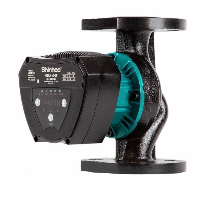 Насос циркуляционный Shinhoo MEGA 40-10F фланцевый 71121006